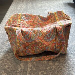 Paisley weekender bag